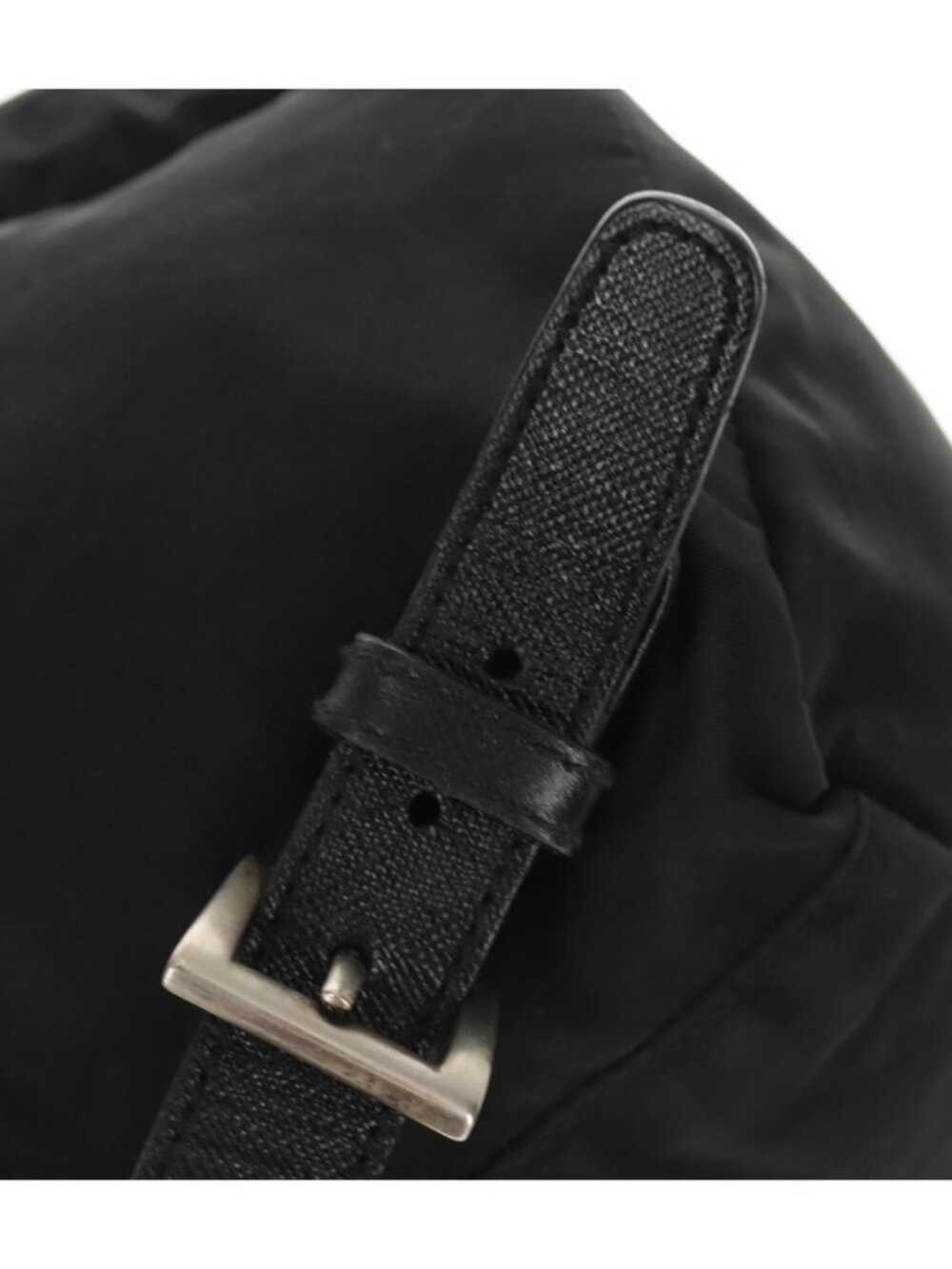 PRADA Backpack Nylon Black Silver - Picture 5 of 16